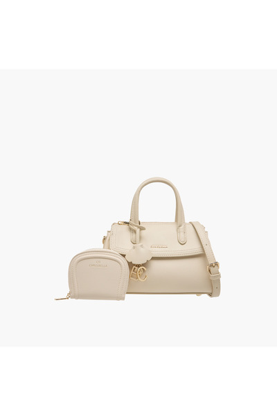 Chrisbella Charm Detail Crossbody Bag with Coin Purse