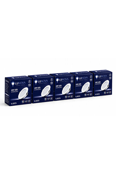 Lunova 6W DOWNLIGHT GÖMME SPOT-5'Lİ