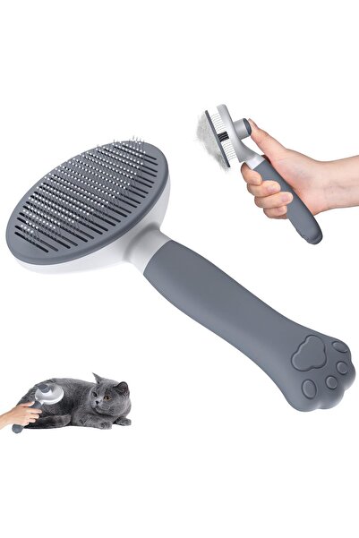 Generic Brand Perie Ergonomică pentru Pisici și Câini, Curățare cu un Singur ...