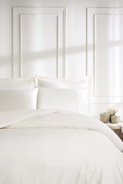 Özdilek Liyosel -Lucent Cream- King Size Duvet Cover Set (with 4 Pillowcases)