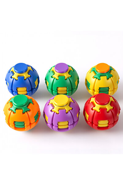 EveFix Spin Ball Dönen Top Stres Çarkı - Bas Çevir Fidget Magic Ball Eğlencel...