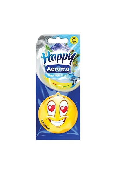 Aeroma Odorizant auto din carton, Happy, Proaspăt de munte