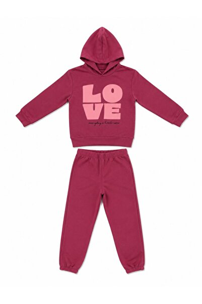 TRAX Σετ φόρμας κορίτσι 50635 "LOVE" φούξια