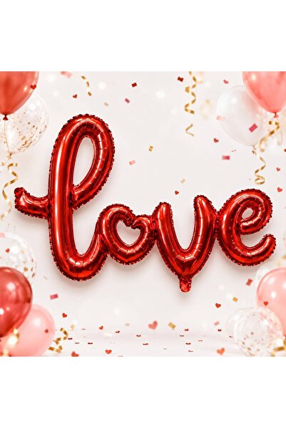 Love Yazılı Balon