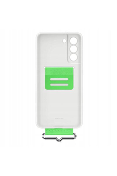 Samsung Husă de silicon cu curea EF-GG990TW S21 G990 alb