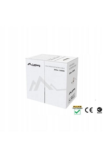Lanberg Cablu UTP Cat-5E 305m, fir de cupru roșu