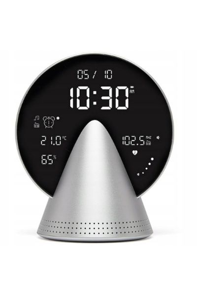 Lexon Ceas cu alarmă Ceas conic Radio FM Difuzor Bluetooth Temperatură Umiditate