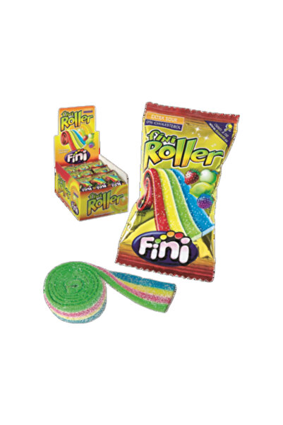 Fini Set de jeleuri acrisoare cu aroma de fructe Roller 20g