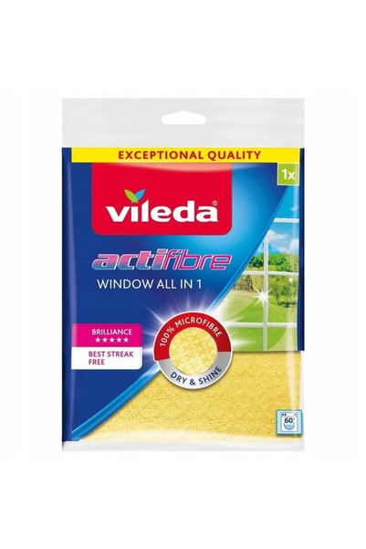 Vileda Lavetă de curățat geamuri Actifibre 1 bucată