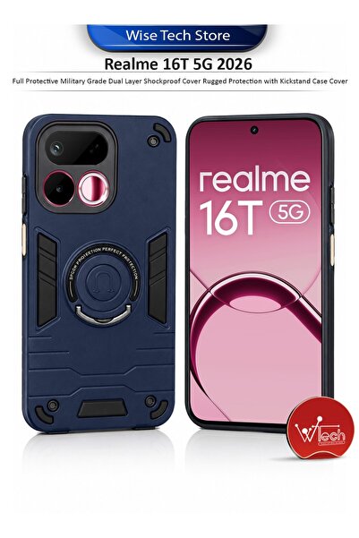 Wtech Realme 16T 5G 2026 Full Protective Military Grade Dual Layer Shockproof...