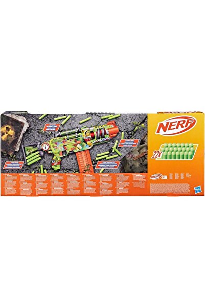Hasbro NERF ZOMBIE GUN CARBINE CORRUPTER MAGAZIN CU 18 DISCHETE RAZĂ DE ACȚIU...