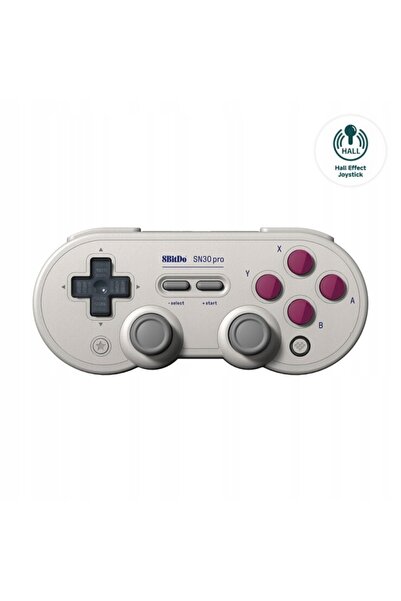 NO BRAND Pad 8BitDo SN30 Pro Bluetooth cu efect Hall pentru PC, Nintendo Swit...