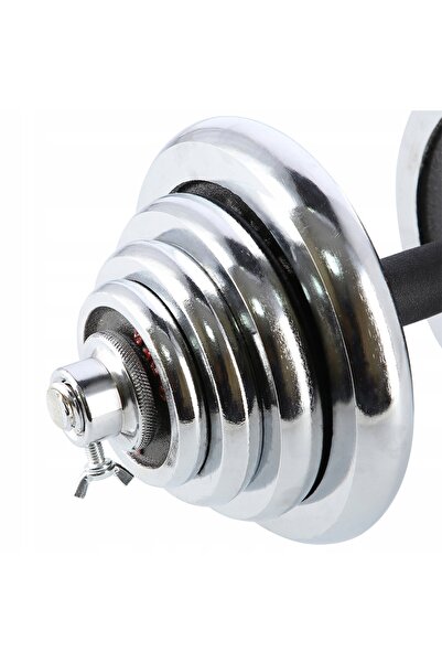 HMS STC50 SET HALTERE/SET DE BARE ÎN CUTIE CROMATE 2x25KG