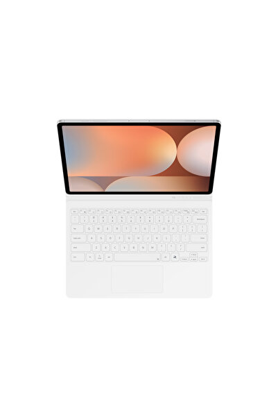 Samsung Husă tip carte cu tastatură pentru Tab S10+ / S9+ / S9+ FE, albă