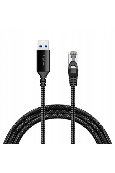 LogiLink adaptor USB 3.0 la RJ45 1.5m CAT6 S/FTP Gigabit Ethernet
