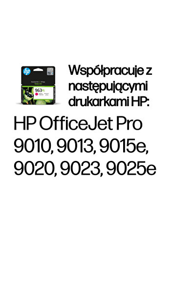 HP Tusz 963XL Cartuș de cerneală magenta organică cu randament ridicat