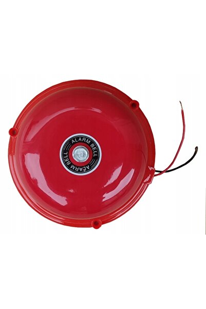 NO BRAND Sonerie cu fir 9V - 12V CC 90 dB 125 mm Roșu