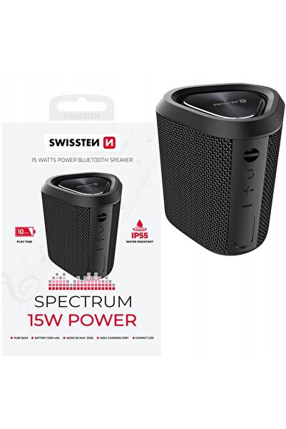 SWISSTEN SPECTRUM Boxă Bluetooth 15W 1200 mAh USB-C Mică și Compactă