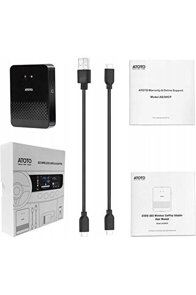 NO BRAND Adaptor wireless CarPlay ATOTO AD3, cutie CarPlay auto cu sistem And...
