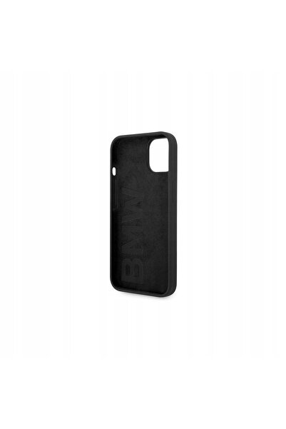 NO BRAND Husă din silicon la modă pentru iPhone 14 Plus, cu logo BMW din metal.