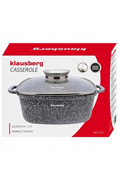 Klausberg SOLIDNY GARNEK 3.7L oală pătrată din piatră