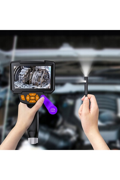 Spacetronik Cameră endoscop portabilă cu monitor dublu SPU-E03 5m