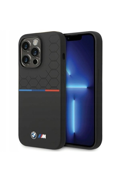 BMW Husă pentru iPhone 15 Pro Max, din silicon, cu model, carcasă de protecți...