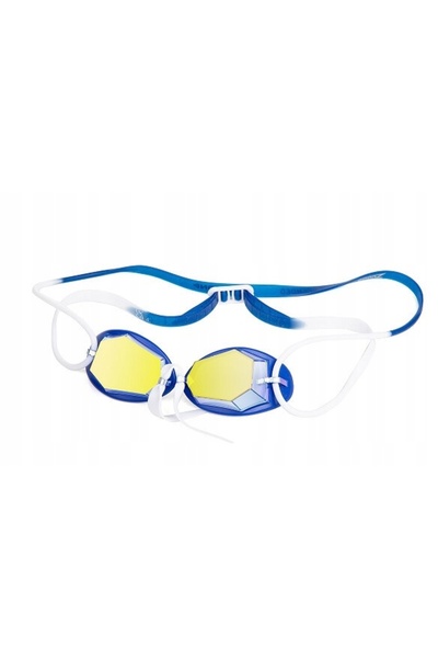 Zoggs Ochelari de înot Diamond Titanium albastru/alb/auriu oglindă OS