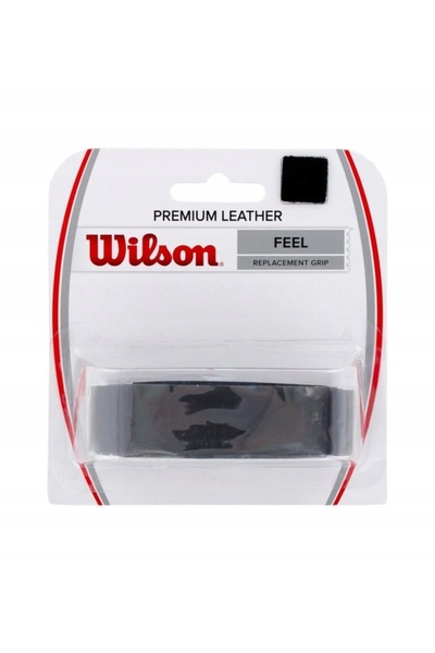 Wilson Grip din piele premium pentru tenis, negru, 1 bucată