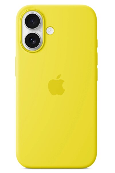 Apple Husă de silicon MagSafe pentru iPhone 16 galbenă
