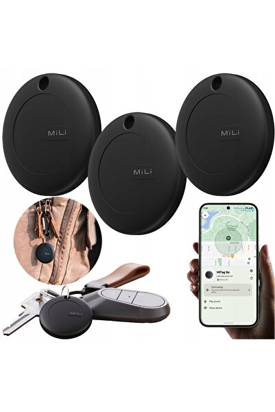 MiLi 3x MiTag tracker GPS ANDROID pentru rucsac, chei, bagaje, câine
