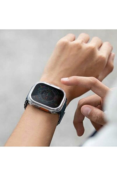NO BRAND Carcasă de protecție 360 pentru Apple Watch Ultra/Ultra 2 49mm, UNIQ...