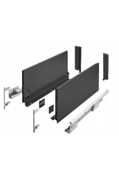 GTV Sertar AXIS PRO 200 mm 450 mm negru PB-AXISPRO-KPL450D2