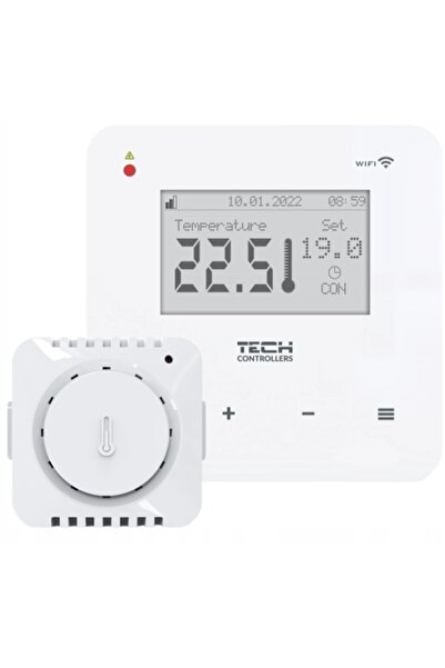 NO BRAND Controler de reglare cameră alb T-5z WiFi TECH, mod dual