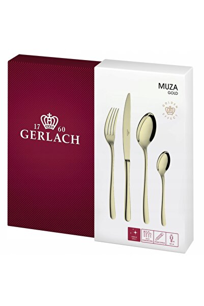 Gerlach SET TACÂMURI 24 PIESE SHINE, SET PENTRU 6 PERSONE, CUTIE TACÂMURI MUZ...