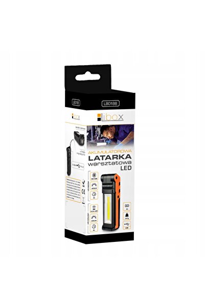 Libox Lanterna reîncărcabilă LB0188 Workshop, funcție de power bank.