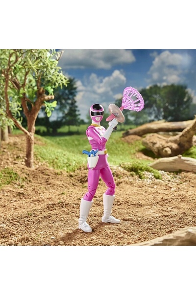 Hasbro POWER RANGERS COLECȚIA LIGHTNING FIGURINĂ RANGER ROZ E3157