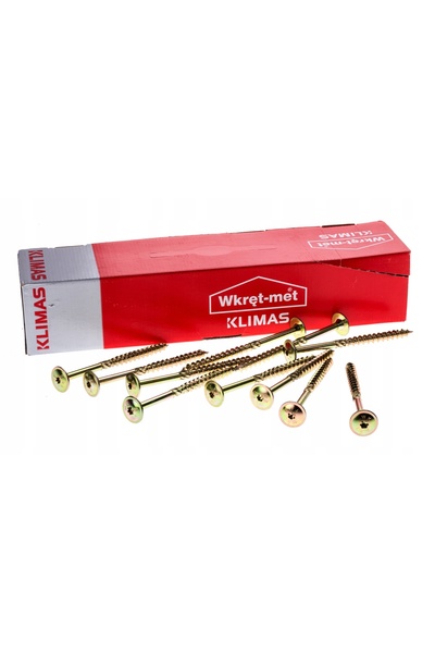 Klimas Wkret-Met Șuruburi pentru lemn CIESIELSKIE TX40 8x400 TORX cu șaibă și...