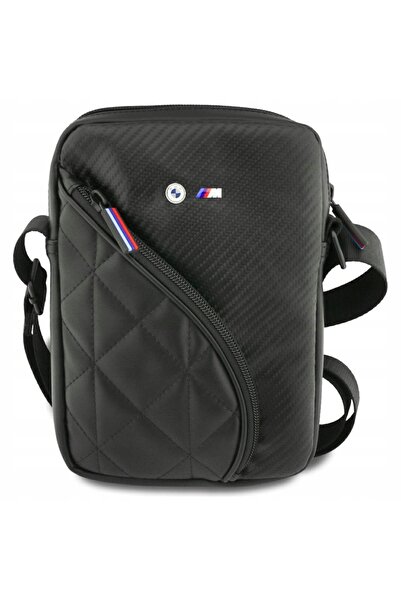 BMW Geantă Carbon Pockets&Metal Logo 8 " negru