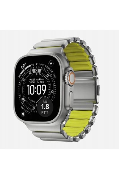 NO BRAND Curea, brățară pentru Apple Watch 49/46/45/44mm Nomad durabilă, FKM