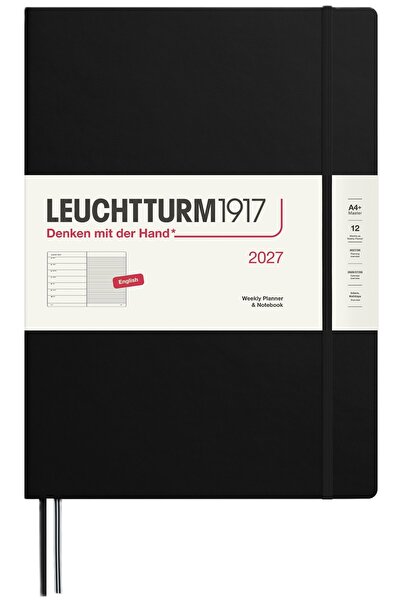 NO BRAND Agendă săptămânală cu caiet A4+ 2027 Leuchtturm1917