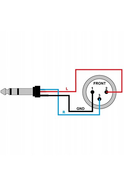 NO BRAND Cablu profesional XLR tată la Jack 6.3