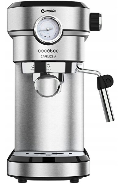 CECOTEC Cafelizzia 790 Steel Pro Silver Espressor cu manetă de presiune