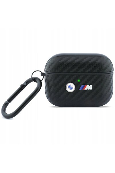 NO BRAND Carcasă BMW din carbon cu logo metalic pentru AirPods Pro 3, design ...
