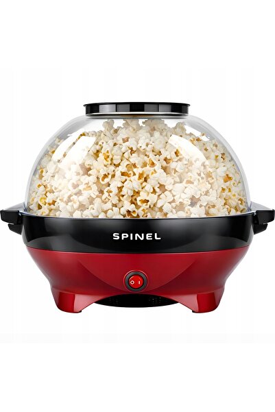 spinel Aparat de făcut popcorn cu capac funcțional 800W 5.5L