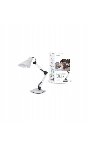 NO BRAND Lampă de birou modernă albă pentru living 40W E27 LILLY FN017 NILSEN