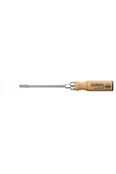 wiha 162 LaserTip Șurubelniță plată cu mâner din lemn 9,0x150 mm 00154