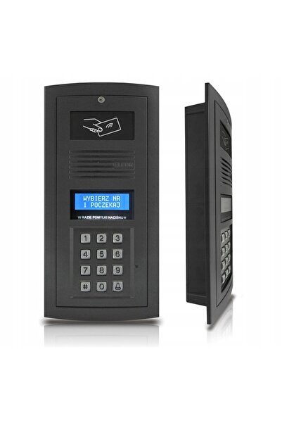 NO BRAND Set interfon digital Elfon OP-255R-G, sonerie de suprafață, 6x brelo...