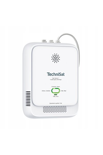 TECHNİSAT Detector de gaz natural, gaz metan, senzor detector de gaz 85dB