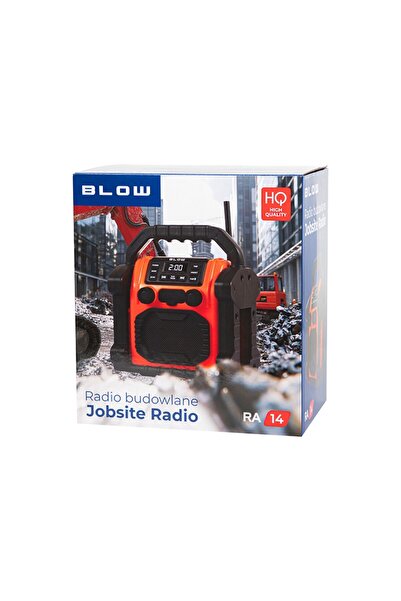 Blow RADIO DE CONSTRUCȚIE FM 20W RMS BLUETOOTH 5.1 POWERBANK USB-C AUX LED IP55